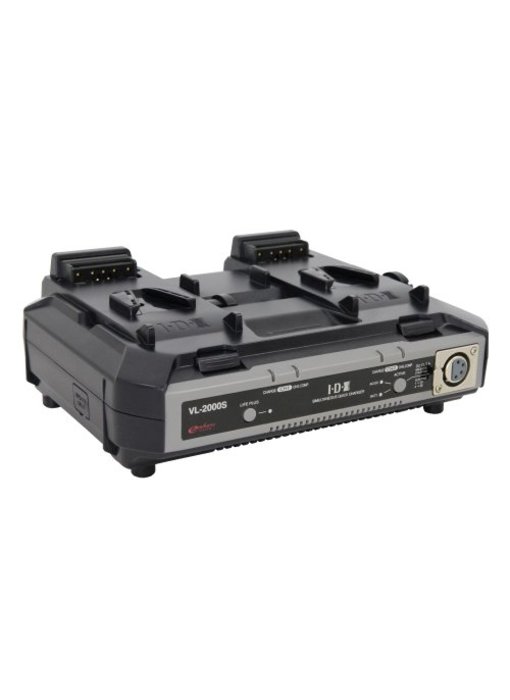 IDX VL-2000S - 2-channel Simultan charger for V-mount batteries