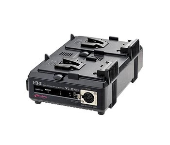 IDX VL-2Plus - 2-channel fast charger for V-mount batteries