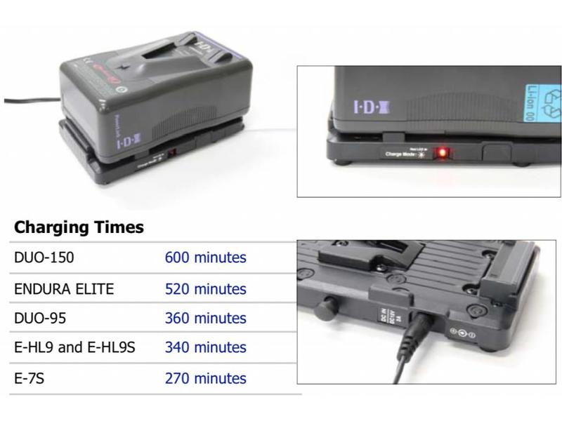 IDX VL-PVC1 - 1-channel V-Plate charger AC 100 ~ 240V 50 / 60Hz