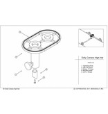 Microdolly Hollywood Camera High Hat Mount, #1419