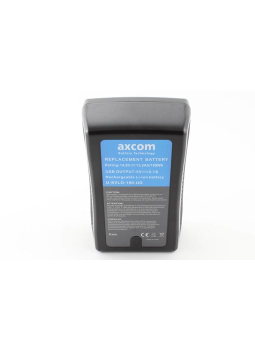 Axcom U-SVLO-190-DU - 190 Wh, 14,8 V / 13 Ah , V-Lock