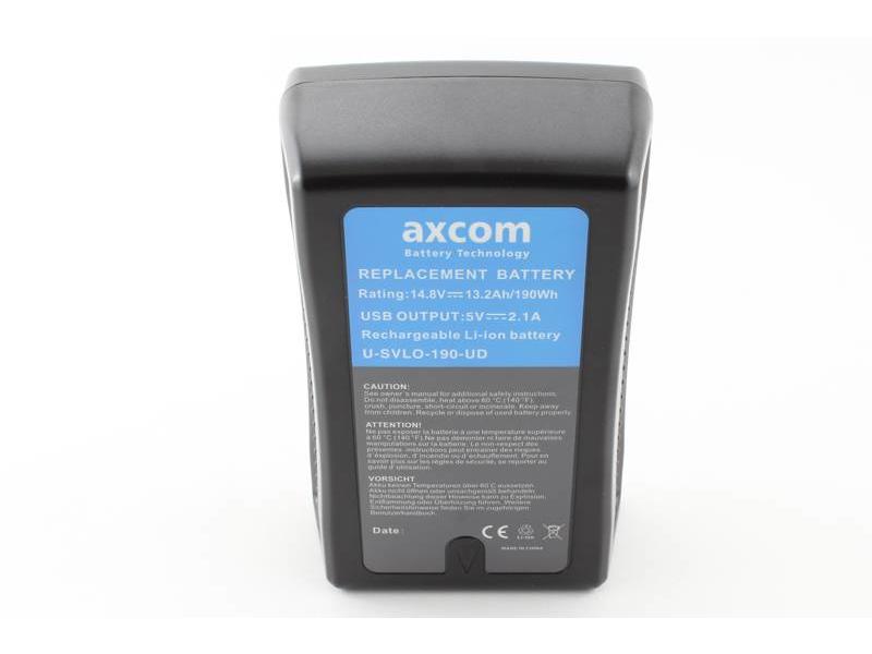 Axcom U-SVLO-190-DU - 190 Wh, 14,8 V / 13 Ah , V-Lock