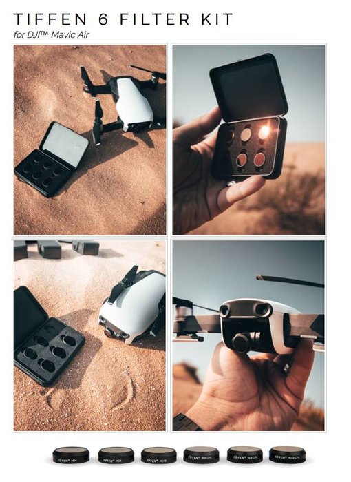6x Filter ND & ND/POLARIZER Kit for DJI MAVIC AIR