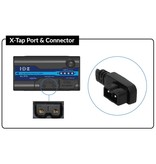 IDX LC-XT1 - Single channel X-Tap battery charger,  compatible batteries: All IDX batteries equipped with X-Tap port.