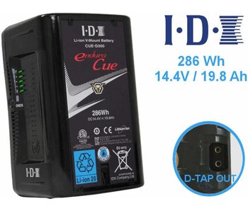 IDX CUE-D 300 Endura Li-ION 14,4V 19,8Ah 286Wh Akku mit D-TAP *