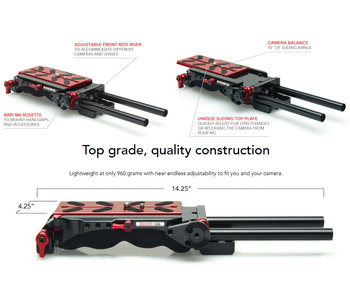 Zacuto VCT Pro Baseplate & VCT Tripod Plate - Z-VCT-P