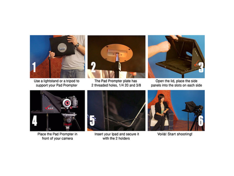 One Take Only Pad Prompter for Light Stands, from Onetakeonly