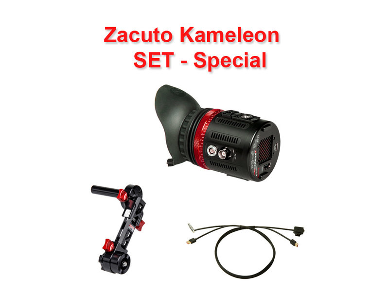 Zacuto Kameleon EVF Pro - SET - inkl. Halterung & Kabel