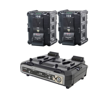 IDX IP-150/2000S - 2x IPL-150 battery & VL-2000 charger