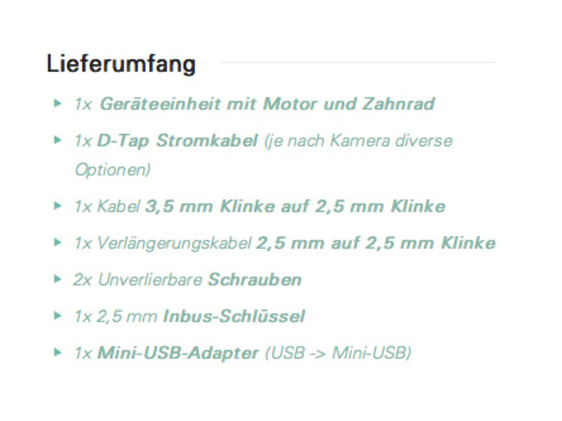 Chrosziel CDM-MK-Z2 - Servo Motor Version 2 for Fujinon - CDM-MK-Z