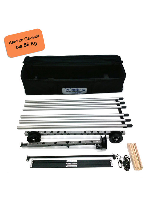 ProCam Motion Dolly Kit, Länge 3 Meter, Schienen System, erweiterbar - 100-1000-9ft