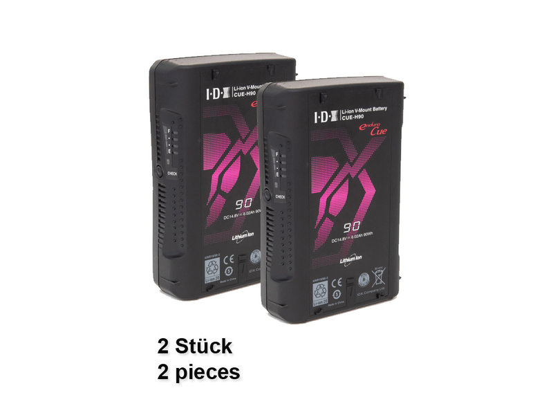 IDX 2 x CUE-H 90 Endura battery