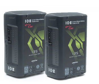 IDX CUE-H135 (2 Stück) Lithium-Ionen V-Mount battery
