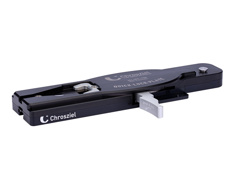 Chrosziel Tripod plate for cameras with V-connection, 3/8 "+ 1/4" thread