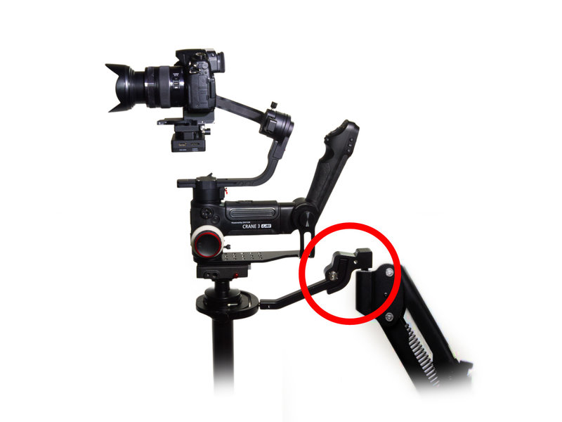 Upside-Down Adapter für Zhiyun Crane 3 Lab & DJI Ronin-SC