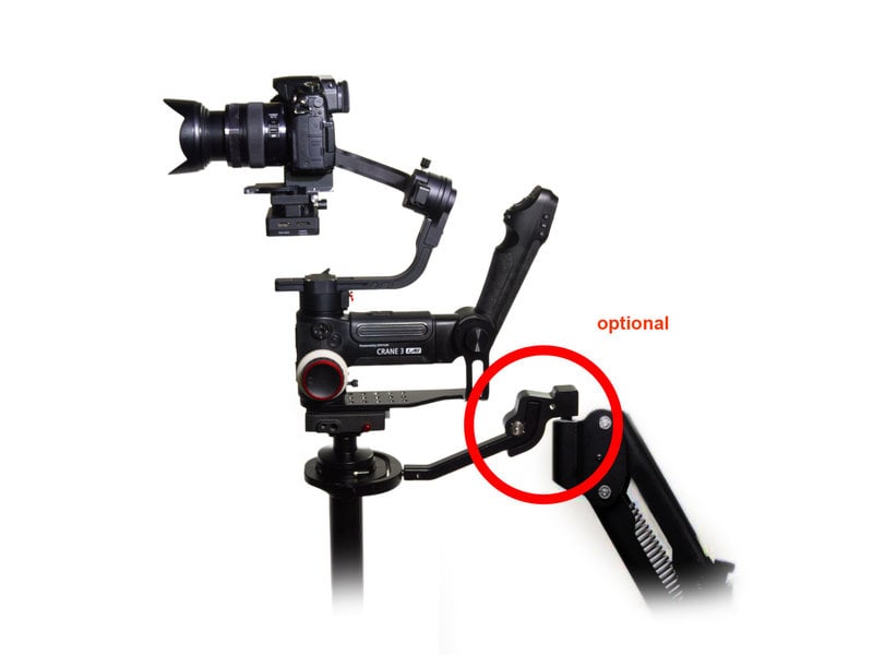 Zhiyun Crane 3 Lab adapter usable with Steadimate-S systems/adapter