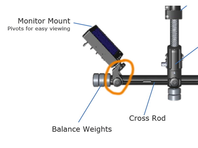 Monitor Halter Aero/Zephyr 825-7500