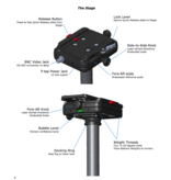 Steadicam A-HDVL15 AERO 15 System mit Sled, 7 inch Monitor