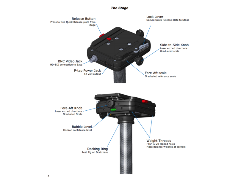 Steadicam A-HDVL15 AERO 15 System mit Sled, 7 inch Monitor