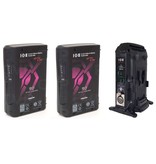 IDX EC-H90/2X - Bundle : 2x CUE-H 90 + 1x VL-2X Charger