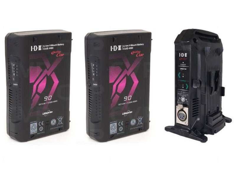 IDX EC-H90/2X - Bundle : 2x CUE-H 90 + 1x VL-2X Charger