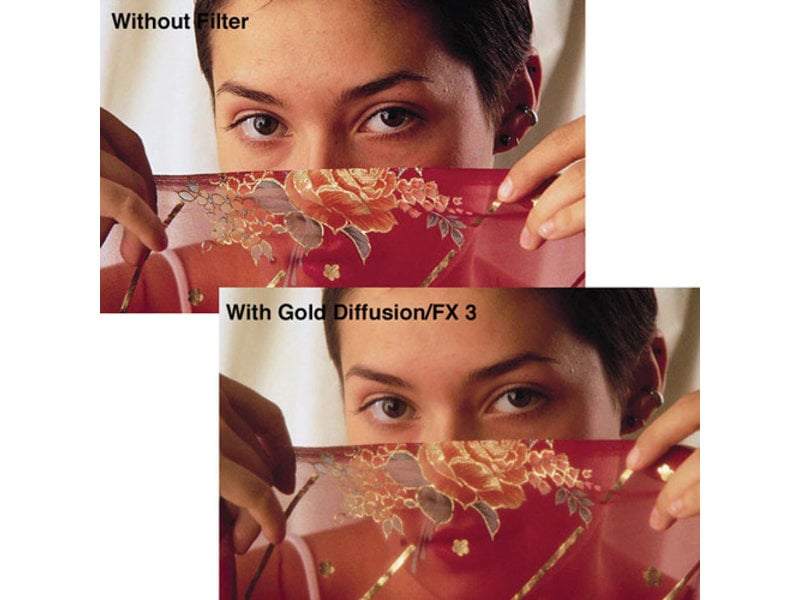 Tiffen Filters 4X4 GOLD DIFFUSION 1/4 FILTER - 44GDFX14