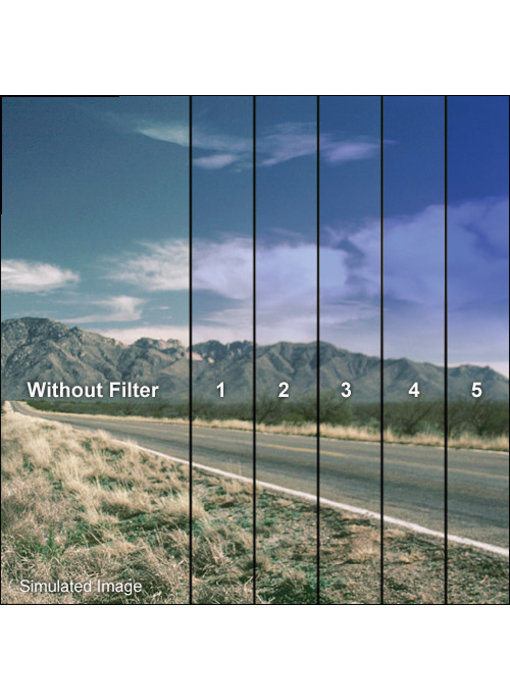 4x4 Clear/Cool Blue 3 Grad Soft Edge (SE) Filter - 44CGCB3S