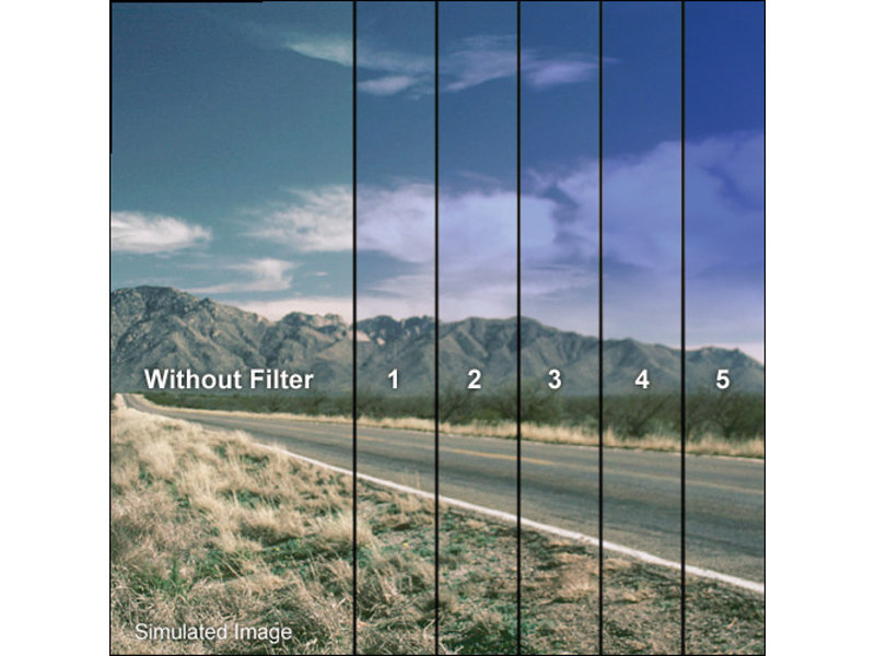 4x4 Clear/Cool Blue 3 Grad Soft Edge (SE) Filter - 44CGCB3S