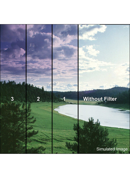 4x4 Clear/Grape 2 Soft Edge (SE) Filter - 44CGGR2S
