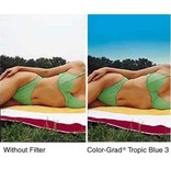 4x4 Clear/Tropic Blue 1 Soft Edge (SE) Filter - 44CGTB1S