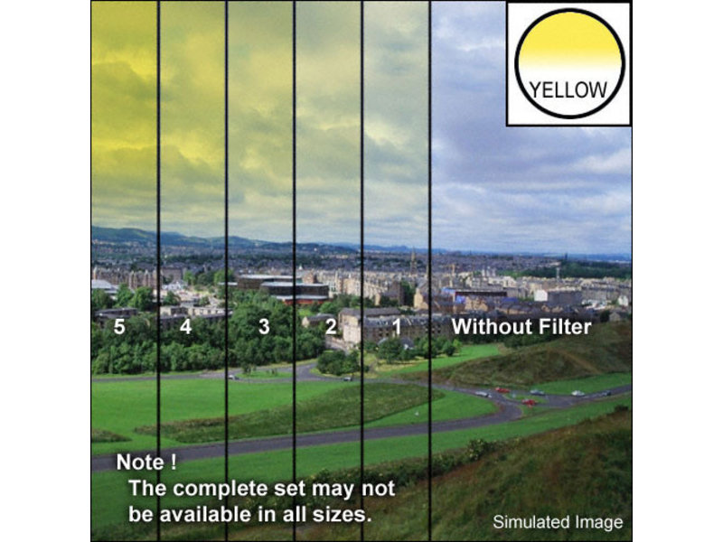 4x4 Clear/Yellow 2 Grad Soft Edge (SE) Filter - 44CGY2S