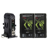 IDX Bundle: 2x IDX CUE-H135 V-Mount Akku & VL-2X 2-fach Ladegerät