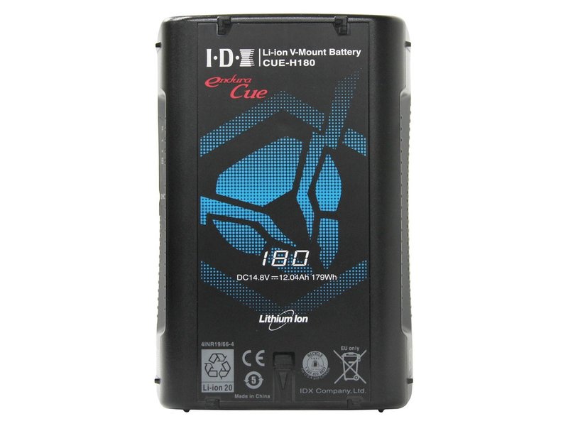 IDX Bundle : 2x IDX CUE-H180 V-Mount battery & 1x IDX VL-2X 2-fach charger