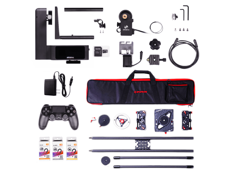 eMotimo spectrum ST4 Run & Gun Bundle, smallest and lightest 4-axis bundle