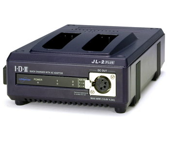 IDX JL-2Plus - 2 Ch. Sequential Fast Charger with Ac adapter (60W)