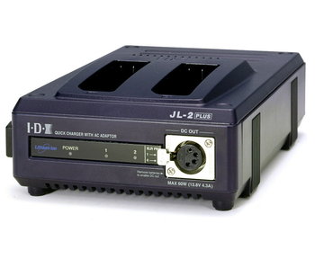 IDX JL-2Plus - 2 Kanal NP Schnellladegerät mit AC Adapter (60W)