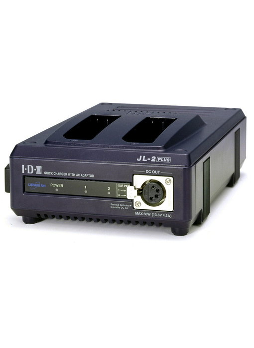 IDX JL-2Plus - 2 Kanal NP Schnellladegerät mit AC Adapter (60W)