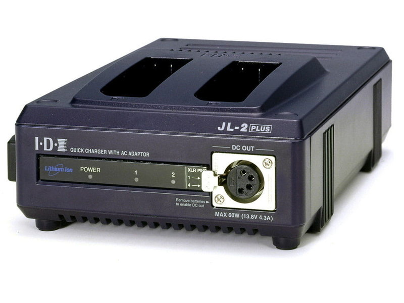 IDX JL-2Plus, 2 Ch. Sequential Fast Charger for NP Li-ion & NiCd with built-in AC Adaptor (60W)