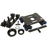 Dana Dolly Portable Dolly System w/ Universal Track Ends - 100 & 150mm Bowl Adapters