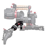 Zacuto Mechanical follow focus system with 15mm tube mount for remote focus control on lenses