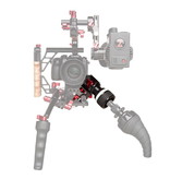 Zacuto Mechanical follow focus system with 15mm tube mount for remote focus control on lenses