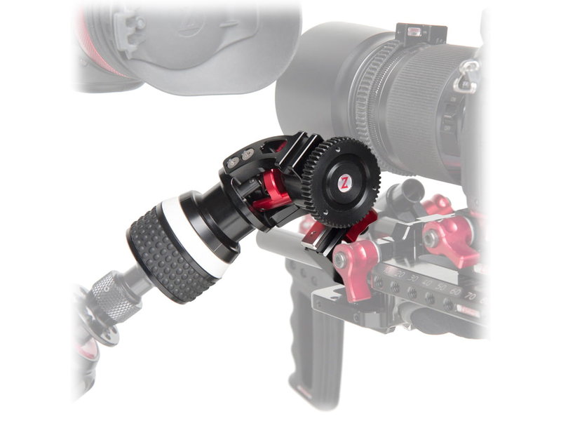 Zacuto Mechanisches Follow-Focus-System mit 15mm-Rohraufnahme zur Fernsteuerung des Fokus an Objektiven