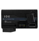 IDX Akku mit 48 Wh, NP-F Anschluss, USB Port und X-Tap Anschluss