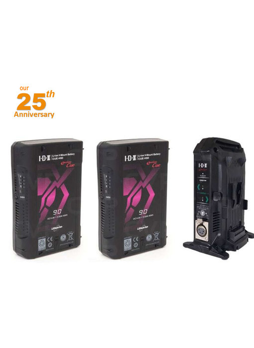 IDX EC-H90/2X - Bundle : 2x CUE-H 90 + 1x VL-2X Charger