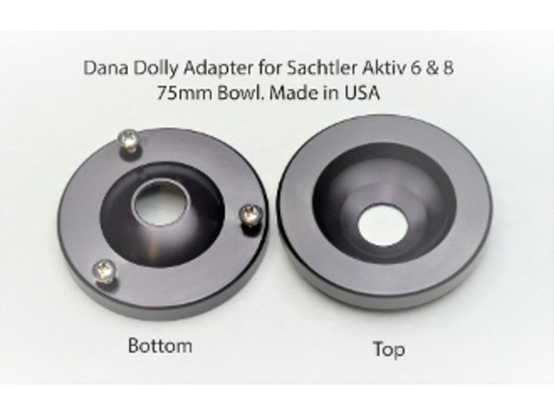 Dana Dolly 75mm Sachtler Aktiv adapter for Models 6,8, and 8T