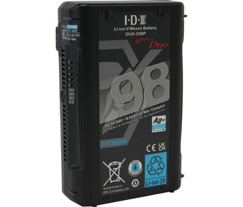 IDX DUO-C98P - 97 Wh/6,6 Ah/14,5 V, V-Mount Anschluss +.