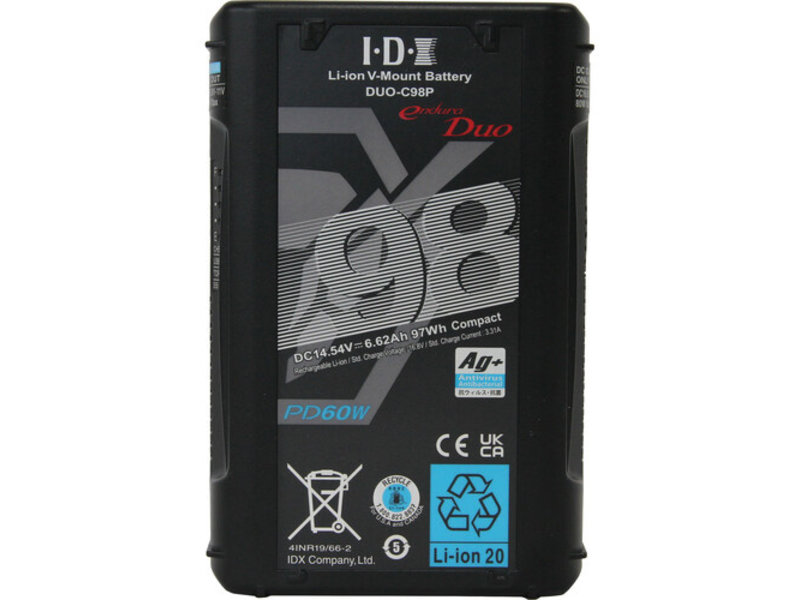 IDX DUO-C98P - 97Wh High-Load Li-Ion V-Mount Battery