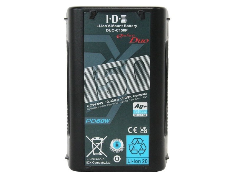 IDX 145Wh High-Load Li-Ion V-Mount Battery