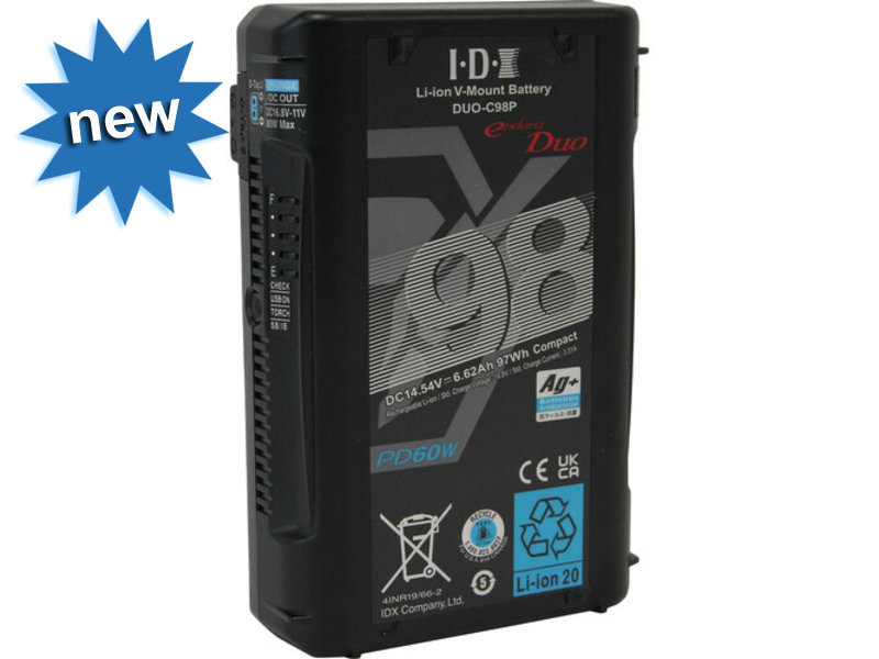 IDX DUO-C98P - 97Wh High-Load Li-Ion V-Mount Battery