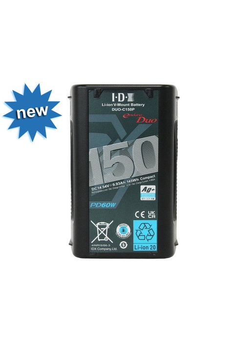 IDX DUO-C150P - 145Wh High-Load Li-Ion V-Mount Battery